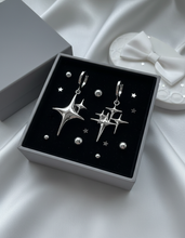 Load image into Gallery viewer, [Aespa Karina, IVE Gaeul Earrings] Sparkle Sparkle Huggies Earrings