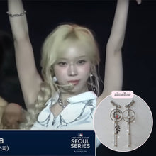 Load image into Gallery viewer, [Aespa Winter Earrings] Elf of The Night Forest Earrings