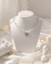 Load image into Gallery viewer, [IVE Gaeul, IDLE Shuhua, Choi Yena Necklace] Baby Angel Pearl Choker - Silver ver.