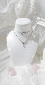 [fromis_9 Baek Jiheon Necklace] Moonlight Teardrops Semi Choker Necklace