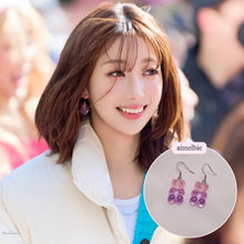 Load image into Gallery viewer, Gummy Bear Earrings - Cotton Candy