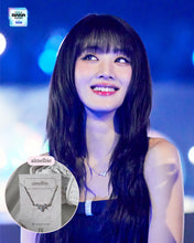 Load image into Gallery viewer, [IVE Wonyoung Necklace] Heavenly Crystal Semi Choker Necklace - Silver