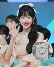 Load image into Gallery viewer, [IVE Wonyoung Necklace] Heavenly Crystal Semi Choker Necklace - Silver