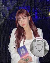 Load image into Gallery viewer, [IVE Wonyoung Necklace] Heavenly Crystal Semi Choker Necklace - Silver