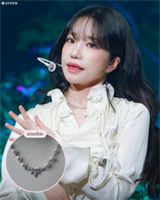 Load image into Gallery viewer, [Jo Yuri Necklace] Heavenly Crystal Pearl Choker Necklace - Silver Color