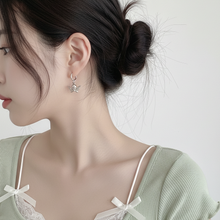 Load image into Gallery viewer, Petit Angel Huggies Earrings - Silver Color
