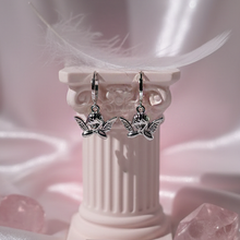 Load image into Gallery viewer, Petit Angel Huggies Earrings - Silver Color