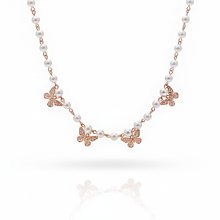 Load image into Gallery viewer, Butterfly Waltz Choker Necklace - Rosegold ver.