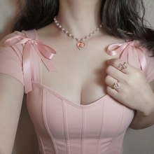 Load image into Gallery viewer, Baby Angel Pearl Choker - Rosegold Color