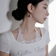 Load image into Gallery viewer, Luna Blossom Huggies Earrings - Silver color