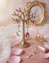 Load image into Gallery viewer, Rosepink Moon Butterfly Earrings