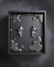 Load image into Gallery viewer, [IZNA Mai Earrings] Cosmic Mineral Earrings - Silver Color