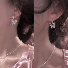 Load image into Gallery viewer, [Aespa Karina Earrings] Butterfly Fairy Huggies Earrings