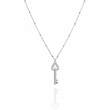 Load image into Gallery viewer, [MEOVV Ella Necklace] Antique Baroque Key Necklace - Silver Color