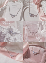Load image into Gallery viewer, [IVE Wonyoung Necklace] Heavenly Crystal Collarbone Necklace - Silver