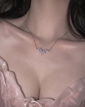 Load image into Gallery viewer, [IVE Wonyoung Necklace] Heavenly Crystal Collarbone Necklace - Silver