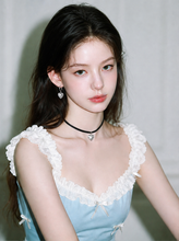 Load image into Gallery viewer, [Aespa Winter Choker] Vintage Heart Locket Choker - Silver Color