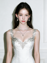 Load image into Gallery viewer, Elegant Layered Pearl Choker Necklace - Silver Color