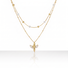 Load image into Gallery viewer, Baby Angel Layered Necklace - Gold ver. (STAYC Isa Necklace)