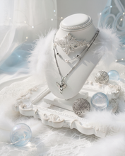 Load image into Gallery viewer, Baby Angel Layered Necklace - Silver ver. (KISS OF LIFE Belle Neklace)