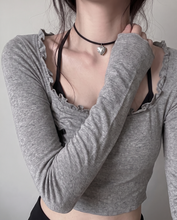 Load image into Gallery viewer, [Aespa Winter Choker] Vintage Heart Locket Choker - Silver Color