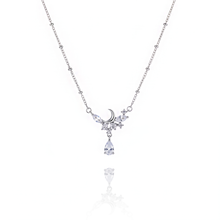 Load image into Gallery viewer, [fromis_9 Baek Jiheon Necklace] Moonlight Teardrops Collarbone Necklace