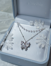 Load image into Gallery viewer, [(G)I-DLE Miyeon, Baby Monster Pharita Necklace] Butterfly Fairy Layered Necklace