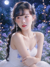 Load image into Gallery viewer, [Aespa Winter Earrings] Elf of The Night Forest Earrings