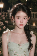 Load image into Gallery viewer, [Redvelvet Wendy Earrings] Rainbow Crystal Butterfly Earrings