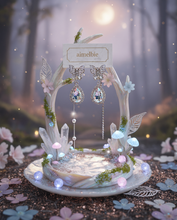 Load image into Gallery viewer, [Redvelvet Wendy Earrings] Rainbow Crystal Butterfly Earrings