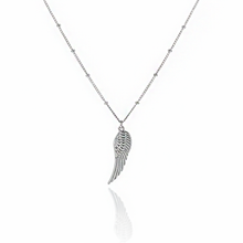 Load image into Gallery viewer, [Anti-tarnish] Silver Wing Necklace