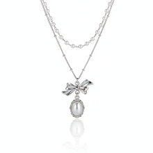Load image into Gallery viewer, [Anti-tarnish] Mary Layered Necklace - Silver Color