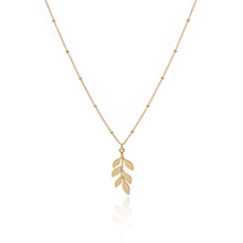 Load image into Gallery viewer, [Anti-tarnish] Forest Leaves Necklace - Gold (STACY Yoon Necklace)