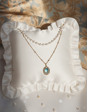 Load image into Gallery viewer, [Anti-tarnish] Baroque Blue Layered Necklace