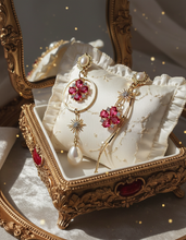 Load image into Gallery viewer, Ruby Antique Princess Earrings