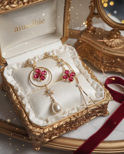 Load image into Gallery viewer, Ruby Antique Princess Earrings