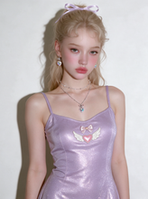 Load image into Gallery viewer, Rainbow Heart and Ribbon Earrings (STAYC Isa, Lovelyz Jiae Earrings)