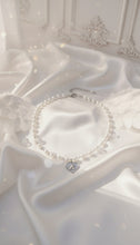 Load image into Gallery viewer, [IVE Gaeul, IDLE Shuhua, Choi Yena Necklace] Baby Angel Pearl Choker - Silver ver.