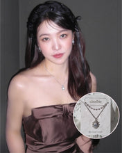 Load image into Gallery viewer, [IVE Liz Necklace] Laced Waterdrop Layered Necklace