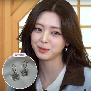 [ITZY Yuna Earrings] The Little Butterfly Huggies Earrings