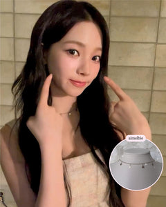 [Aespa Karina Necklace] Little Stars Choker Necklace - Silver