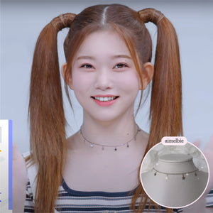 [Aespa Karina Necklace] Little Stars Choker Necklace - Silver