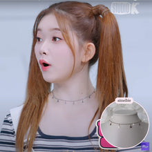Load image into Gallery viewer, [Aespa Karina Necklace] Little Stars Choker Necklace - Silver