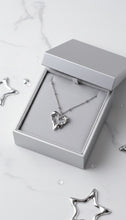 Load image into Gallery viewer, [NMIXX Sullyoon Necklace] Melting Metalic Heart Semi Choker Necklace
