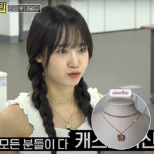 Load image into Gallery viewer, Lovely Ribbon Layered Necklace - Gold (Choi Yoojung, Kwon Jinah Necklace)