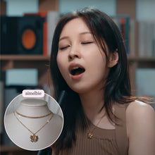 Load image into Gallery viewer, Lovely Ribbon Layered Necklace - Gold (Choi Yoojung, Kwon Jinah Necklace)