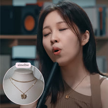 Load image into Gallery viewer, Lovely Ribbon Layered Necklace - Gold (Choi Yoojung, Kwon Jinah Necklace)