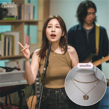 Load image into Gallery viewer, Lovely Ribbon Layered Necklace - Gold (Choi Yoojung, Kwon Jinah Necklace)