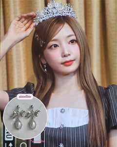 [Rocket Punch Yeonhee Earrings] Mary Earrings - Pearl Version (Silver)