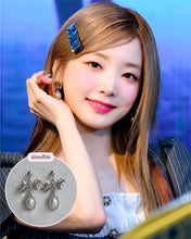 Load image into Gallery viewer, [SNSD Tiffany Earrings] Mary Earrings - Pearl Version (Silver)
